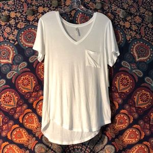 Soft Long White Tee